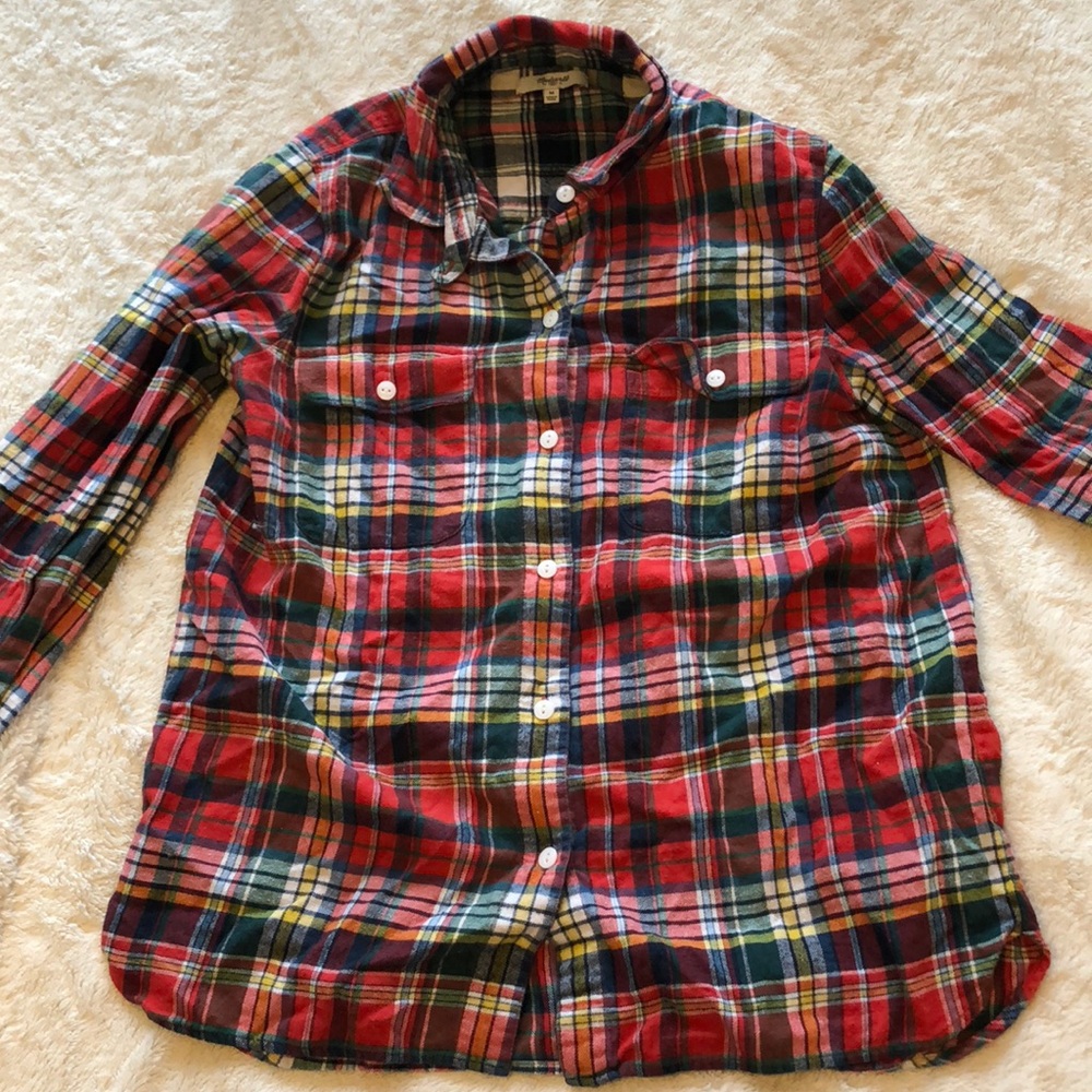 Plaid Button Down - image 1